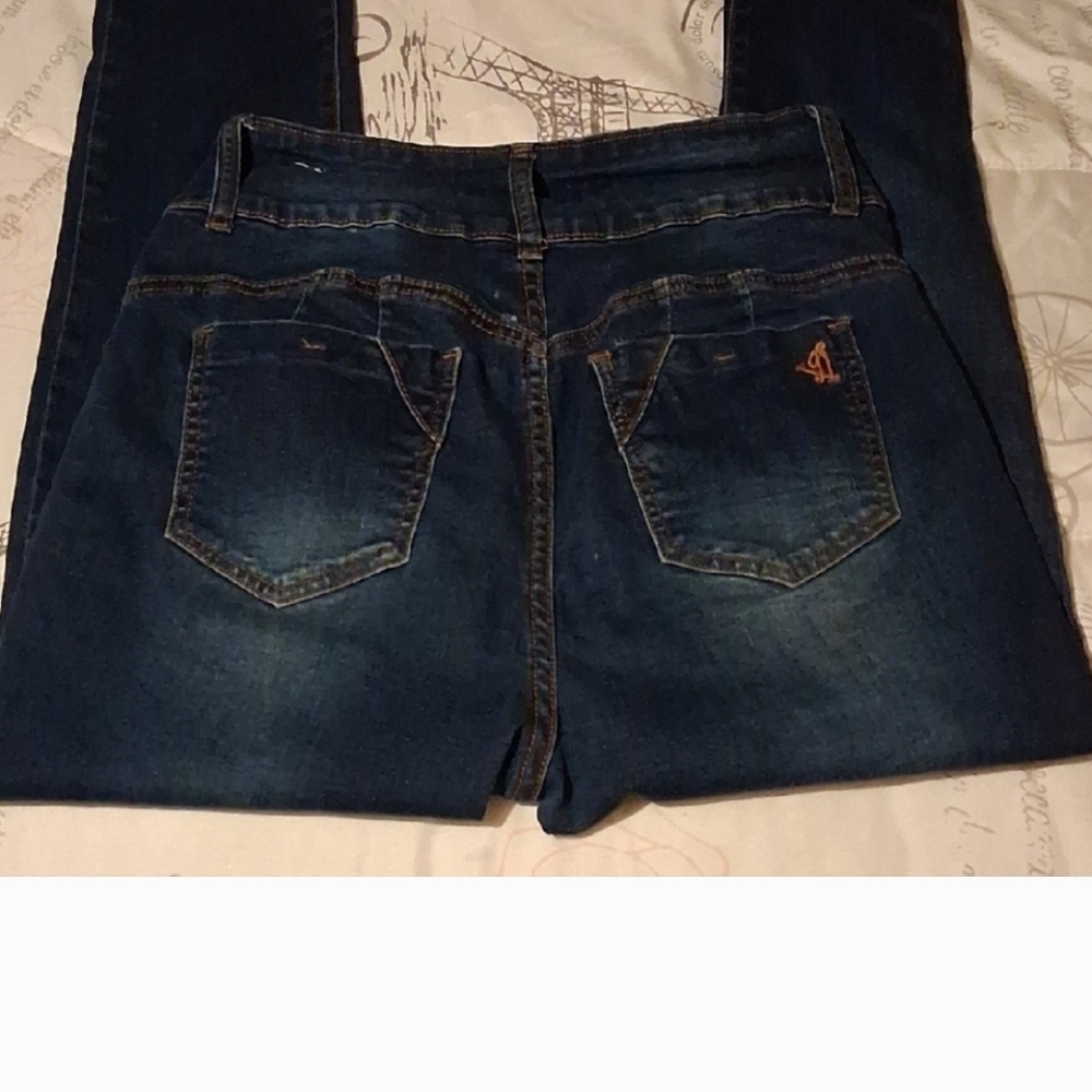 **VIP**High Rise Blue Jeans - Picture 3 of 3
